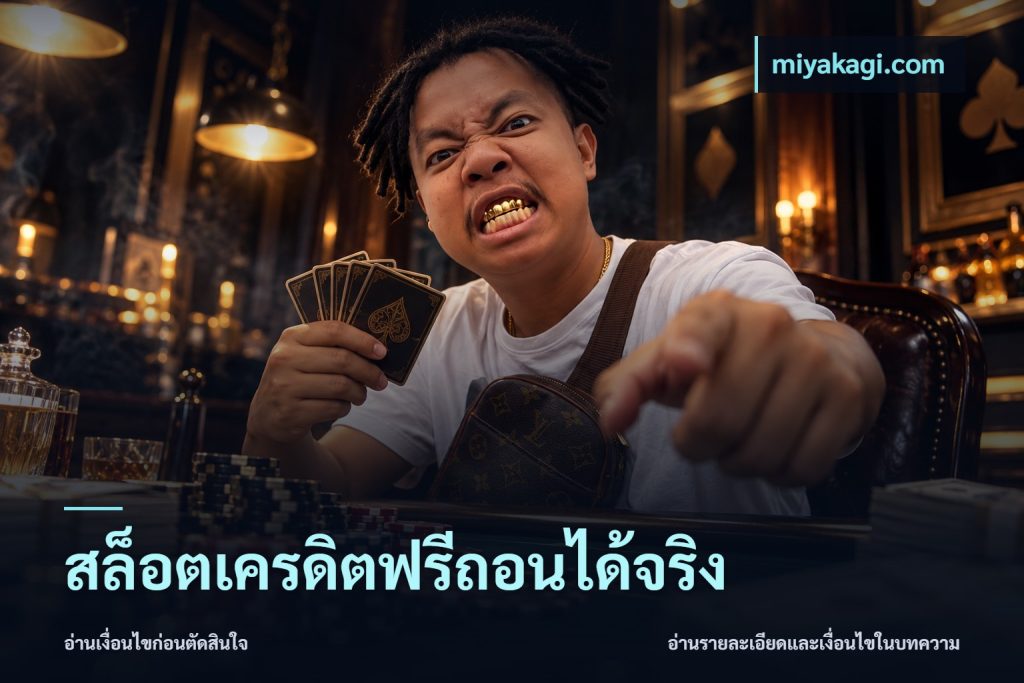 สล็อตเครดิตฟรีถอนได้จริง