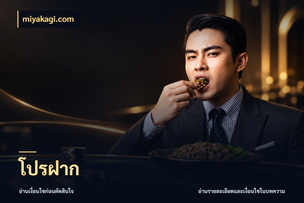 โปรฝาก จับประเด็นยอดรับก่อนเลือกความสนุก ในมุม miyakagi.com