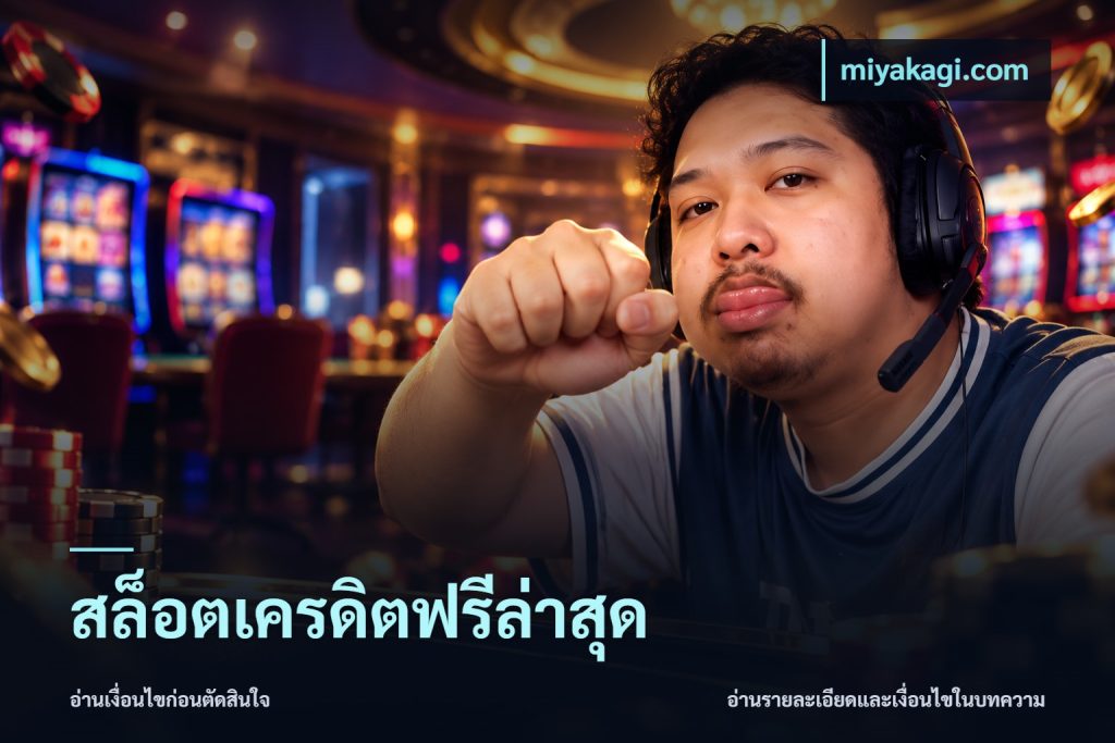 สล็อตเครดิตฟรีล่าสุด