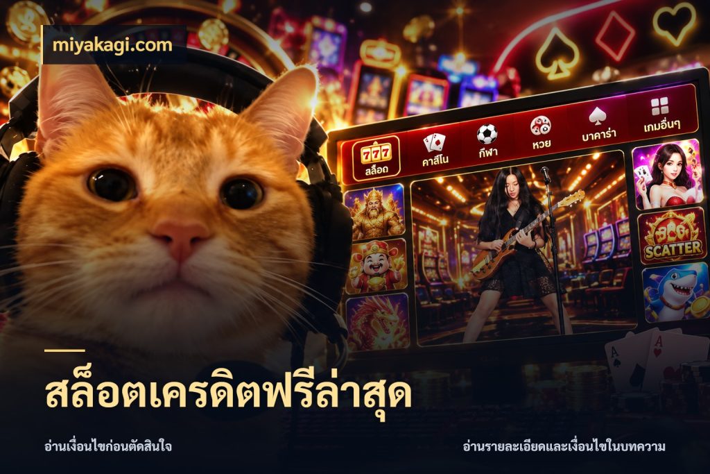สล็อตเครดิตฟรีล่าสุด เครดิตแต่ละรูปแบบมีมุมไหนให้ดู กับ miyakagi.com