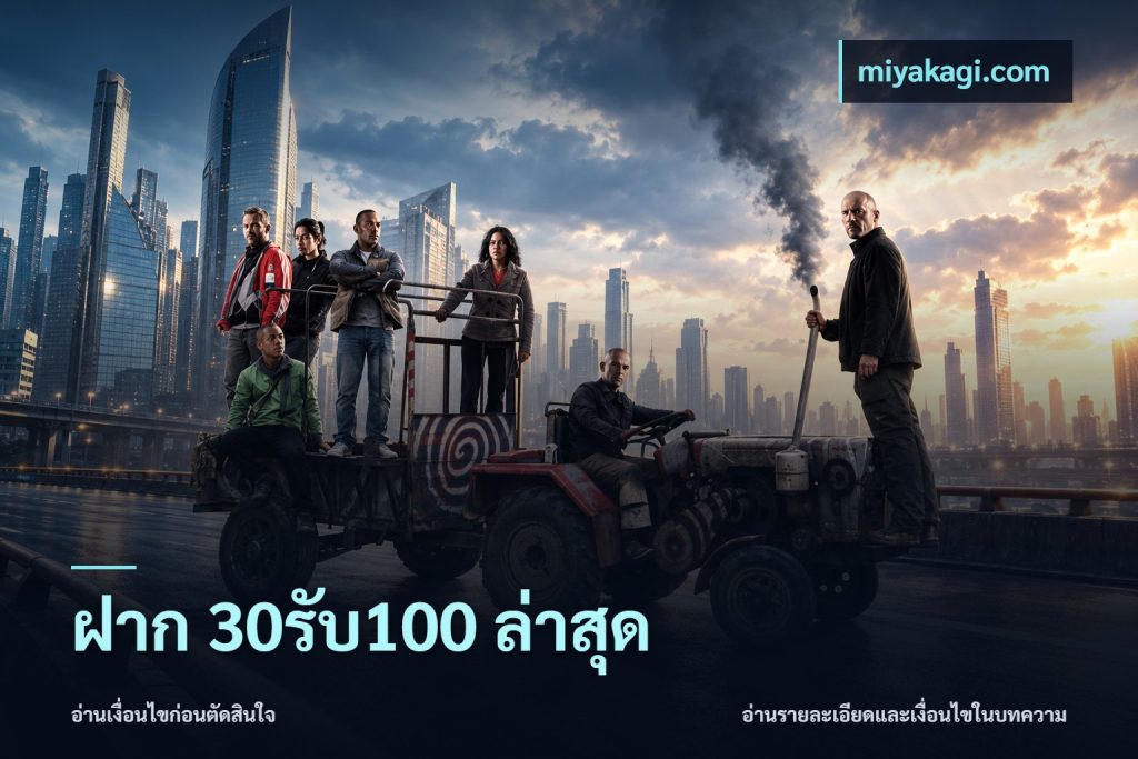 ฝาก 30รับ100 ล่าสุด