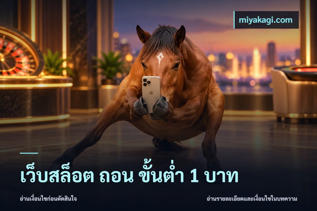 เว็บสล็อต ถอน ขั้นต่ํา 1 บาท
