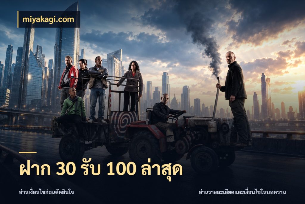 ฝาก 30 รับ 100 ล่าสุด โปรยอดรับที่สายเกมสนใจ สไตล์ miyakagi.com