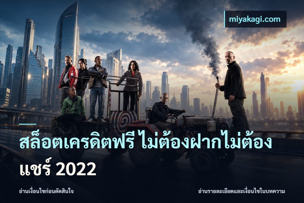 สล็อตเครดิตฟรี ไม่ต้องฝากไม่ต้องแชร์ 2022
