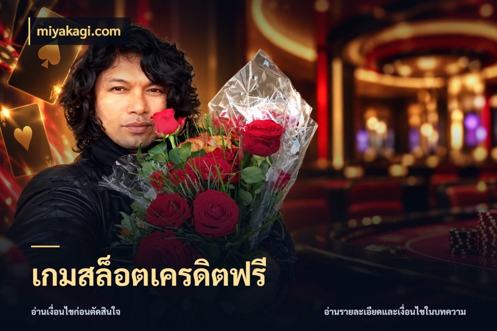 เกมสล็อตเครดิตฟรี สีสันของเครดิตฟรีและเกมแนวที่ชอบ กับ miyakagi.com
