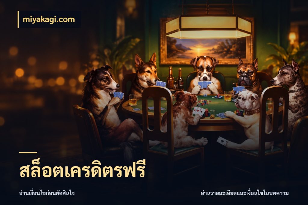 สล็อตเครดิตรฟรี สายโบนัสเลือกมุมเครดิตให้ตรงสไตล์ ในมุม miyakagi.com