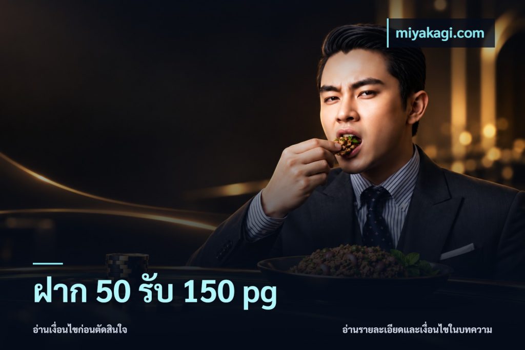 ฝาก 50 รับ 150 pg