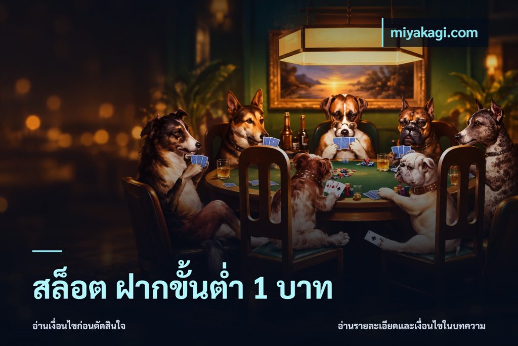 สล็อต ฝากขั้นต่ำ 1 บาท