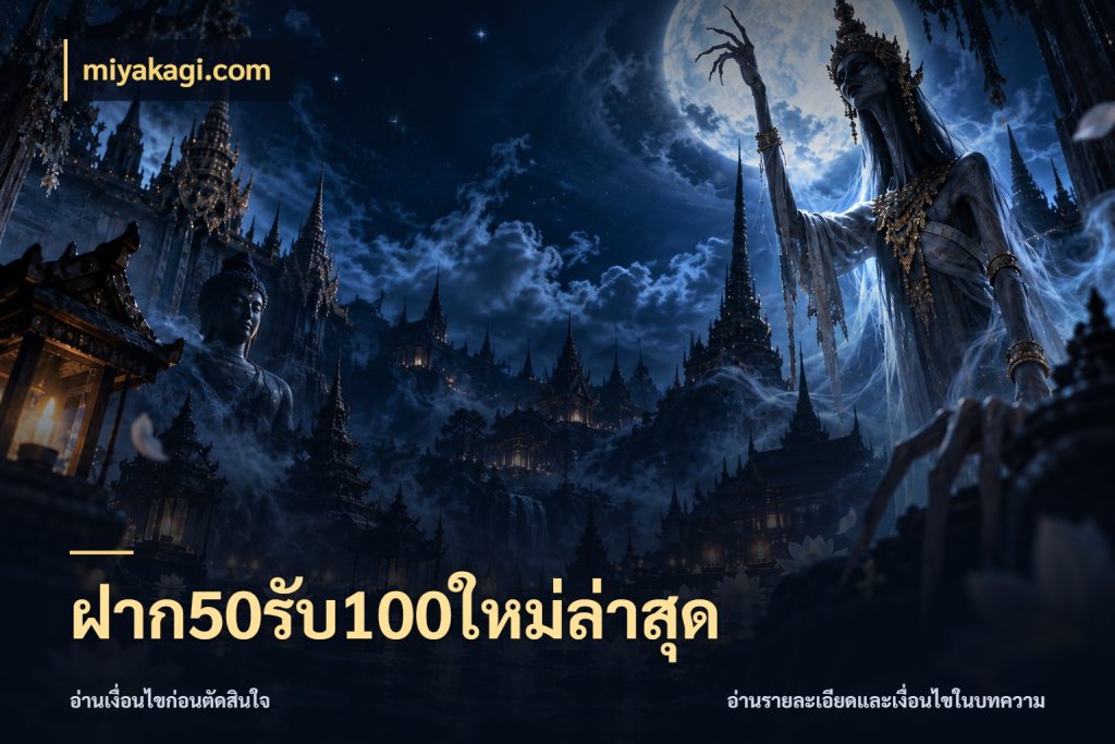 ฝาก50รับ100ใหม่ล่าสุด โปรกับเกมที่ชอบเลือกให้ตรงสไตล์ กับ miyakagi.com