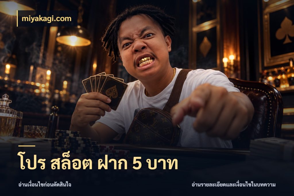 โปร สล็อต ฝาก 5 บาท จัดจังหวะสนุกให้เข้ากับงบที่ตั้งไว้ ในมุม miyakagi.com