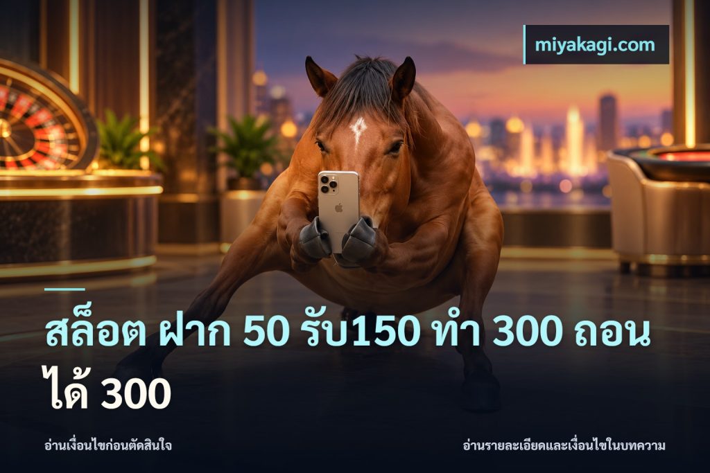 สล็อต ฝาก 50 รับ150 ทํา 300 ถอนได้ 300