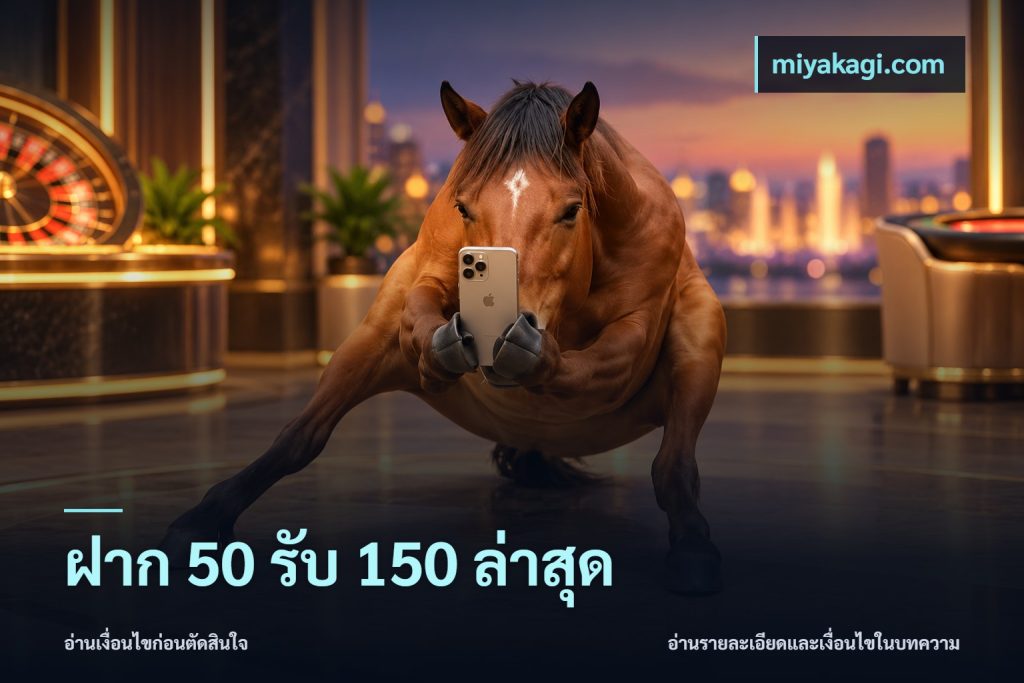 ฝาก 50 รับ 150 ล่าสุด