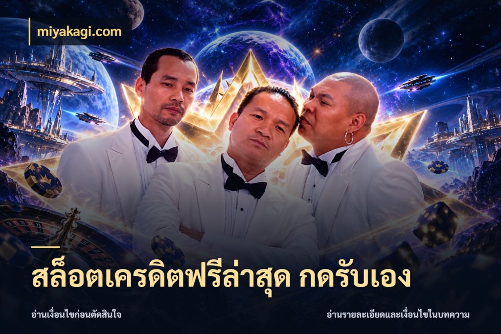 สล็อตเครดิตฟรีล่าสุด กดรับเอง เครดิตแต่ละรูปแบบมีมุมไหนให้ดู ในมุม miyakagi.com