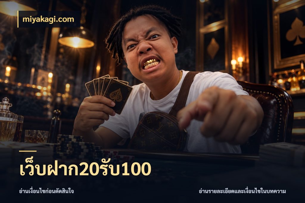 เว็บฝาก20รับ100 รูปแบบโบนัสกับสิทธิ์ของสายเกม สไตล์ miyakagi.com