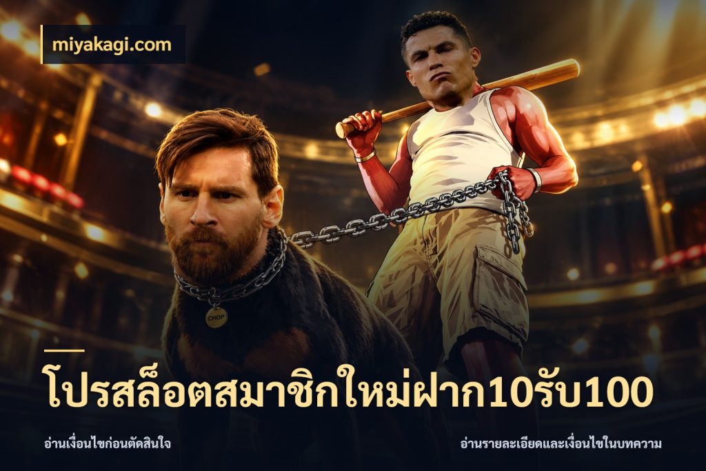 โปรสล็อตสมาชิกใหม่ฝาก10รับ100 เปิดมุมโปรให้เข้ากับเกมแนวโปรด กับ miyakagi.com