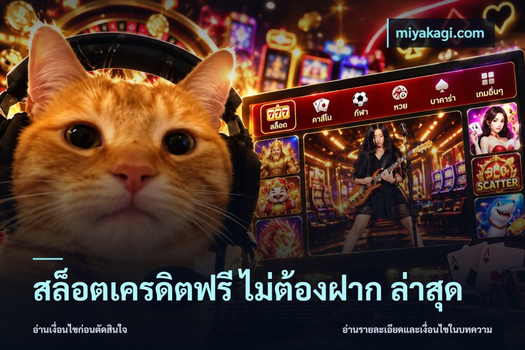 สล็อตเครดิตฟรี ไม่ต้องฝาก ล่าสุด
