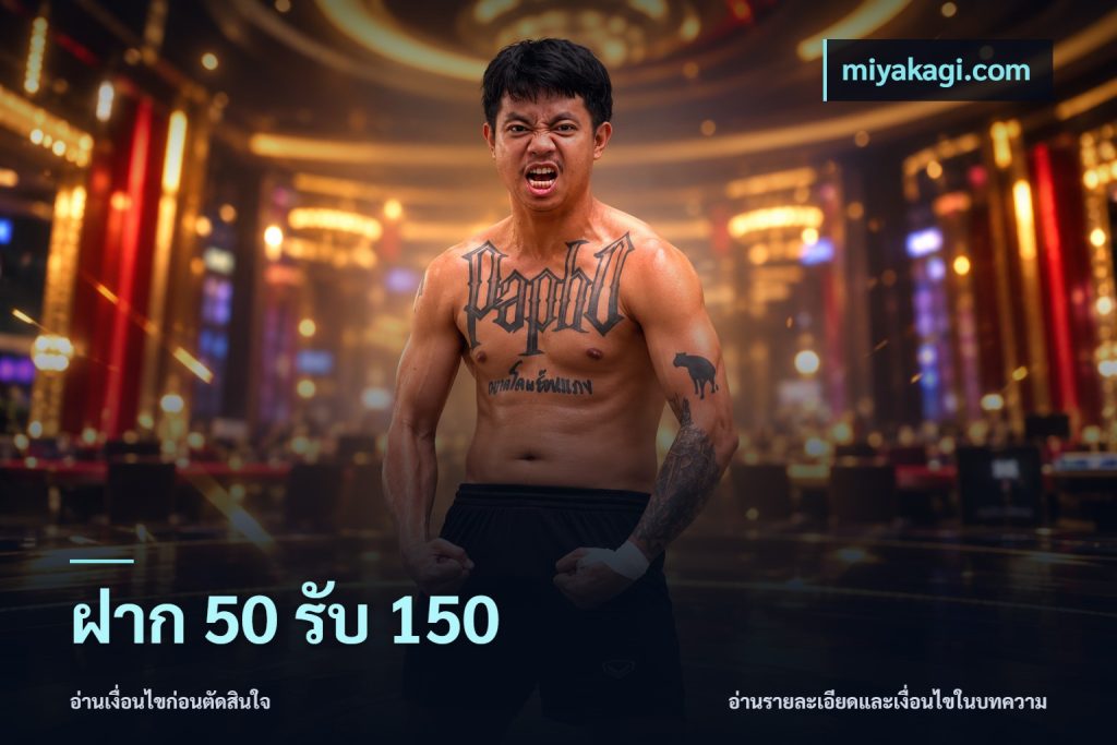 ฝาก 50 รับ 150