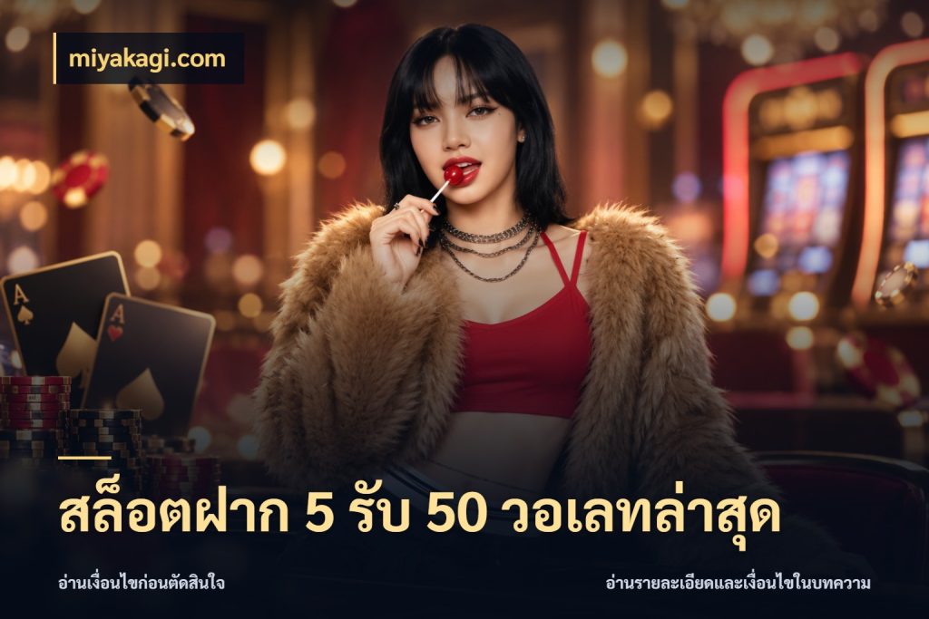 สล็อตฝาก 5 รับ 50 วอเลทล่าสุด เครดิตกับรูปแบบโปรที่ตรงใจ สไตล์ miyakagi.com