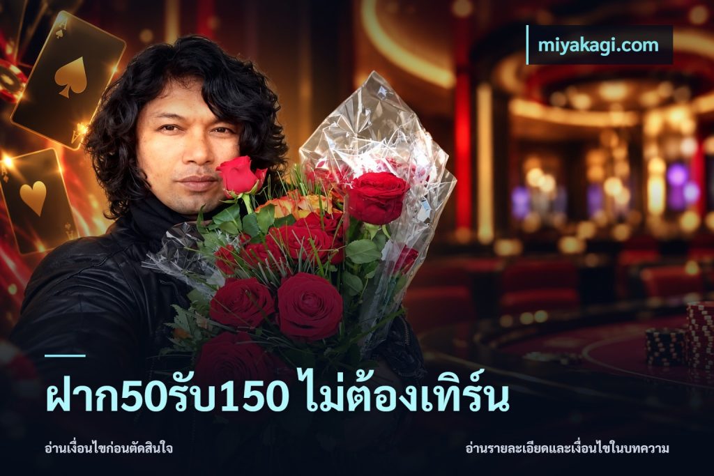 ฝาก50รับ150 ไม่ต้องเทิร์น