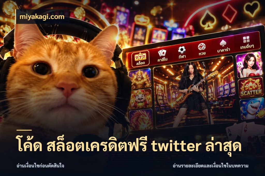 โค้ด สล็อตเครดิตฟรี twitter ล่าสุด miyakagi.com รู้จักยอดและขอบเขตของเครดิตฟรี
