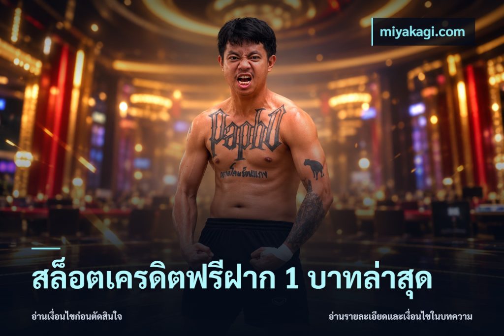 สล็อตเครดิตฟรีฝาก 1 บาทล่าสุด