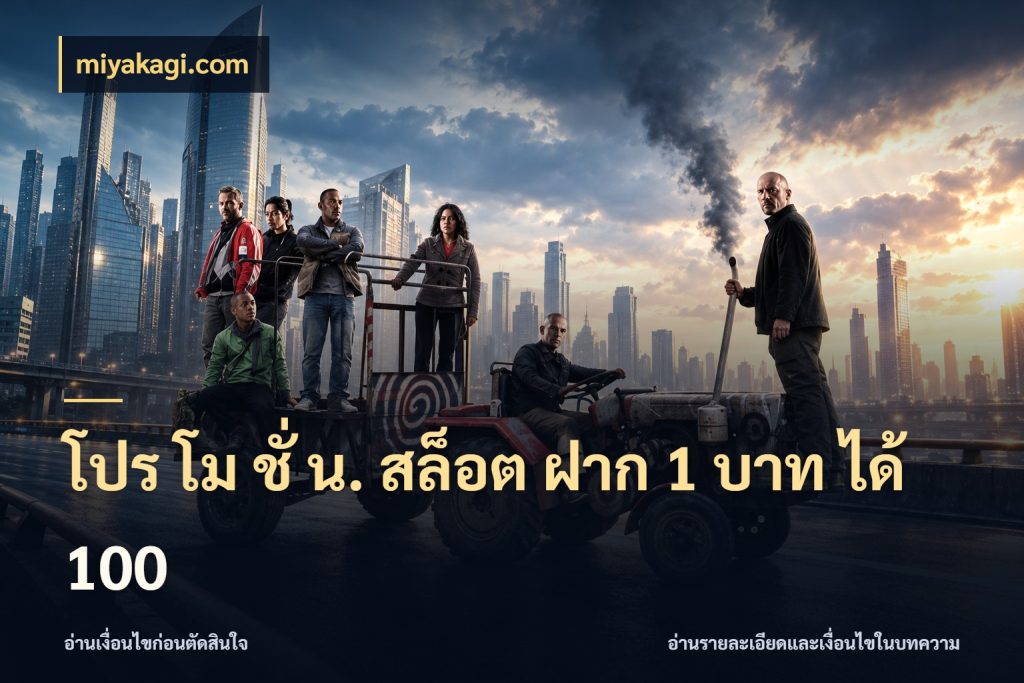 โปร โม ชั่ น. สล็อต ฝาก 1 บาท ได้ 100 โปรยอดรับที่สายเกมสนใจ ในมุม miyakagi.com