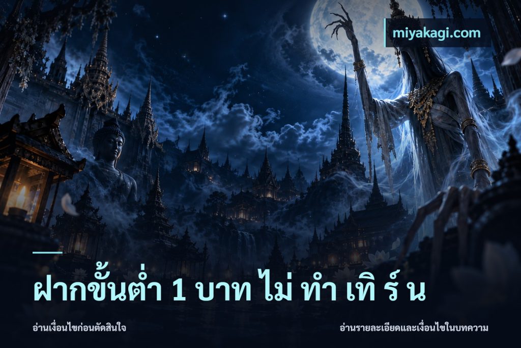 ฝากขั้นต่ำ 1 บาท ไม่ ทำ เทิ ร์ น