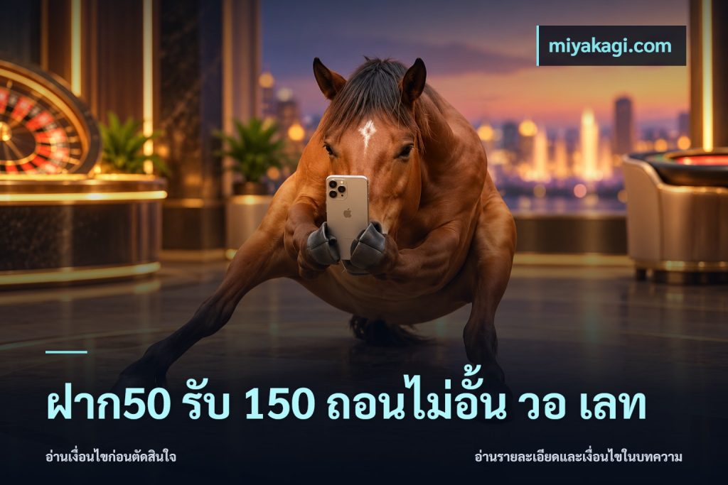 ฝาก50 รับ 150 ถอนไม่อั้น วอ เลท