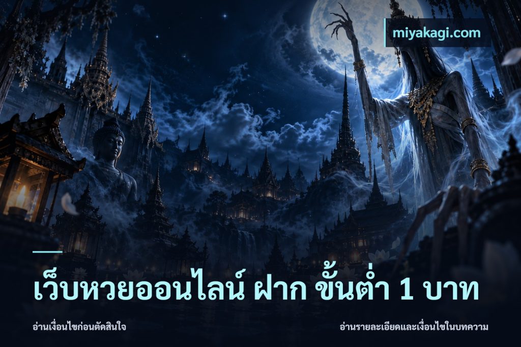 เว็บหวยออนไลน์ ฝาก ขั้นต่ำ 1 บาท