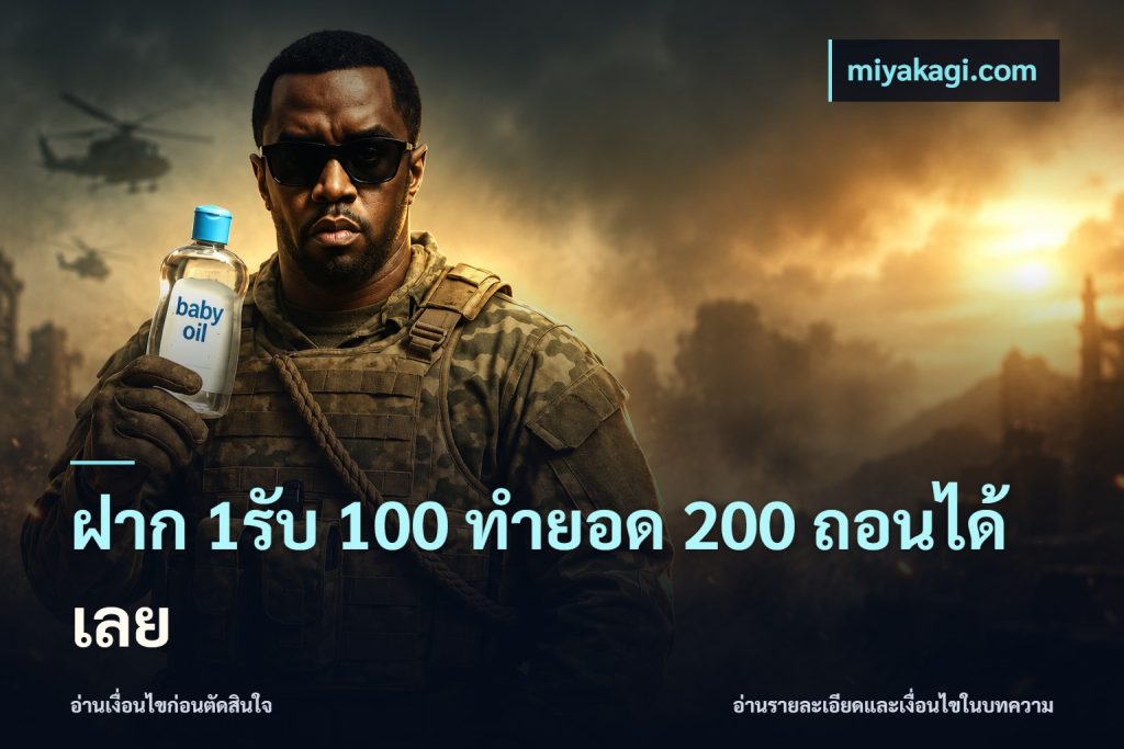 ฝาก 1รับ 100 ทํายอด 200 ถอนได้เลย