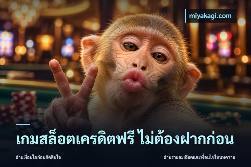 เกมสล็อตเครดิตฟรี ไม่ต้องฝากก่อน