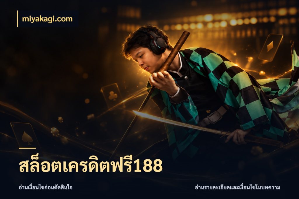 สล็อตเครดิตฟรี188 เครดิตแต่ละรูปแบบมีมุมไหนให้ดู สไตล์ miyakagi.com