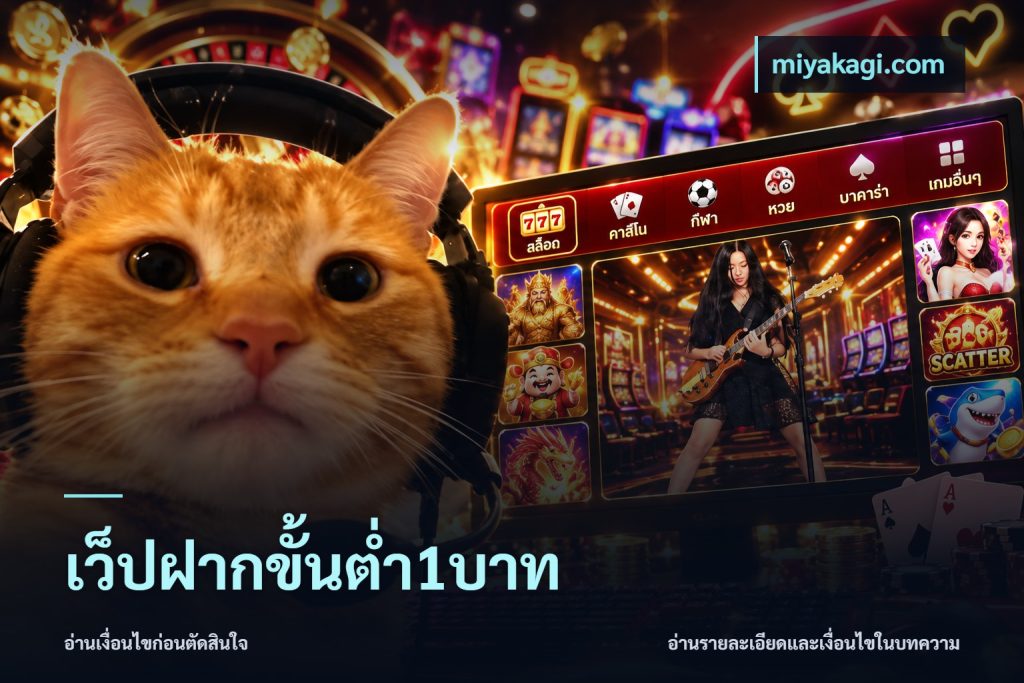เว็ปฝากขั้นต่ำ1บาท
