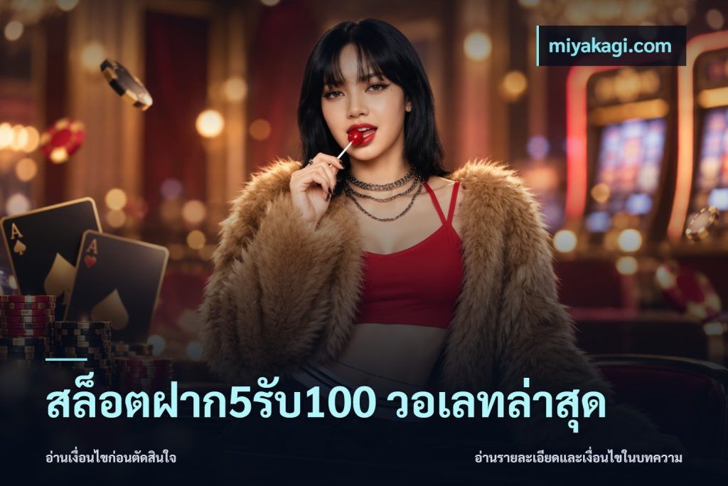 สล็อตฝาก5รับ100 วอเลทล่าสุด