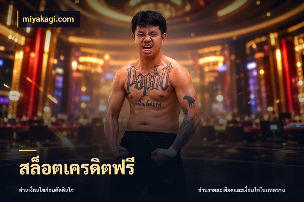 สล็อตเครดิตฟรี miyakagi.com สีสันของเครดิตฟรีและเกมแนวที่ชอบ