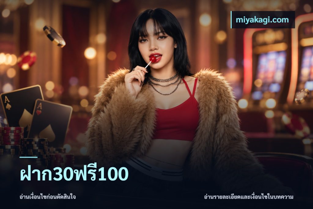 ฝาก30ฟรี100