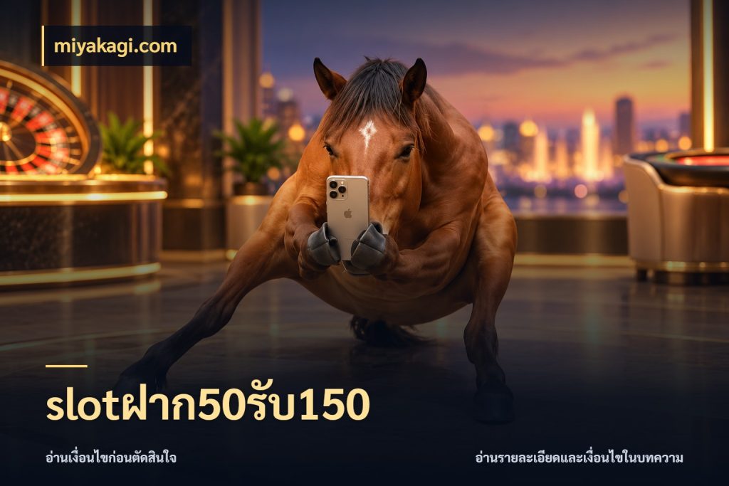 slotฝาก50รับ150 ยอดฝากและยอดรับในมุมของคนชอบลุ้น ในมุม miyakagi.com