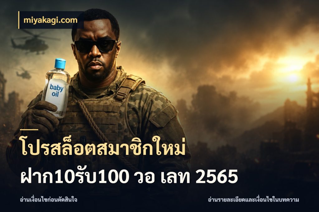โปรสล็อตสมาชิกใหม่ ฝาก10รับ100 วอ เลท 2565 จับคู่โบนัสกับสไตล์เกมที่ชอบ ในมุม miyakagi.com