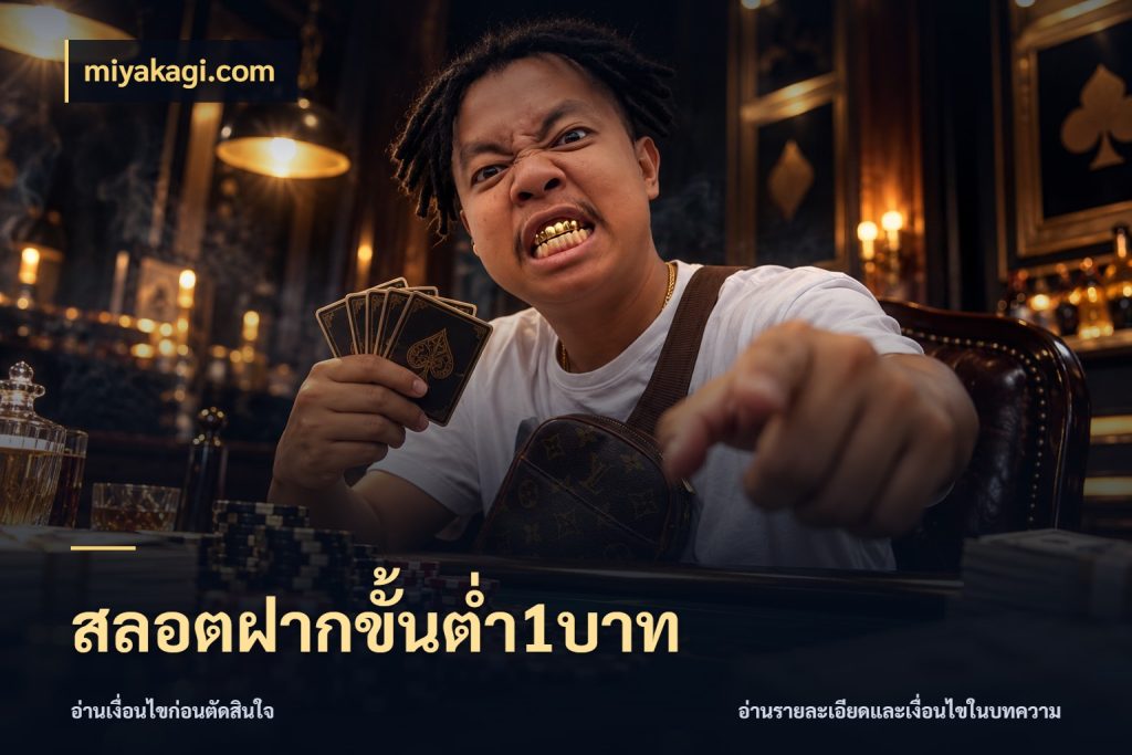สลอตฝากขั้นต่ำ1บาท เงินตั้งต้นกับความสนุกที่คุณกำหนด กับ miyakagi.com
