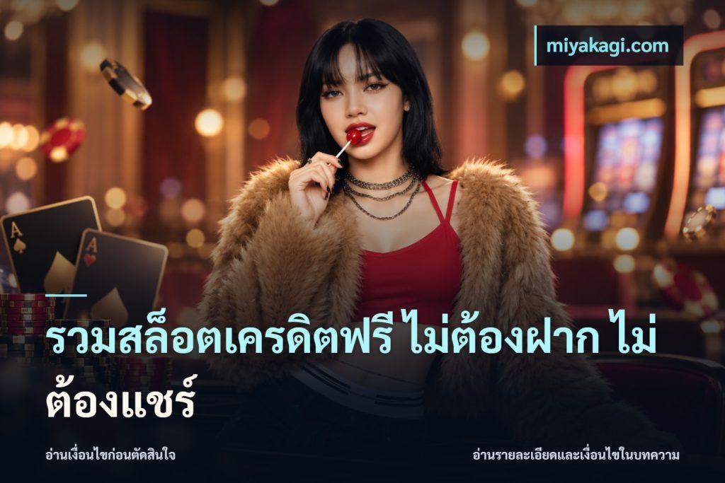 รวมสล็อตเครดิตฟรี ไม่ต้องฝาก ไม่ต้องแชร์