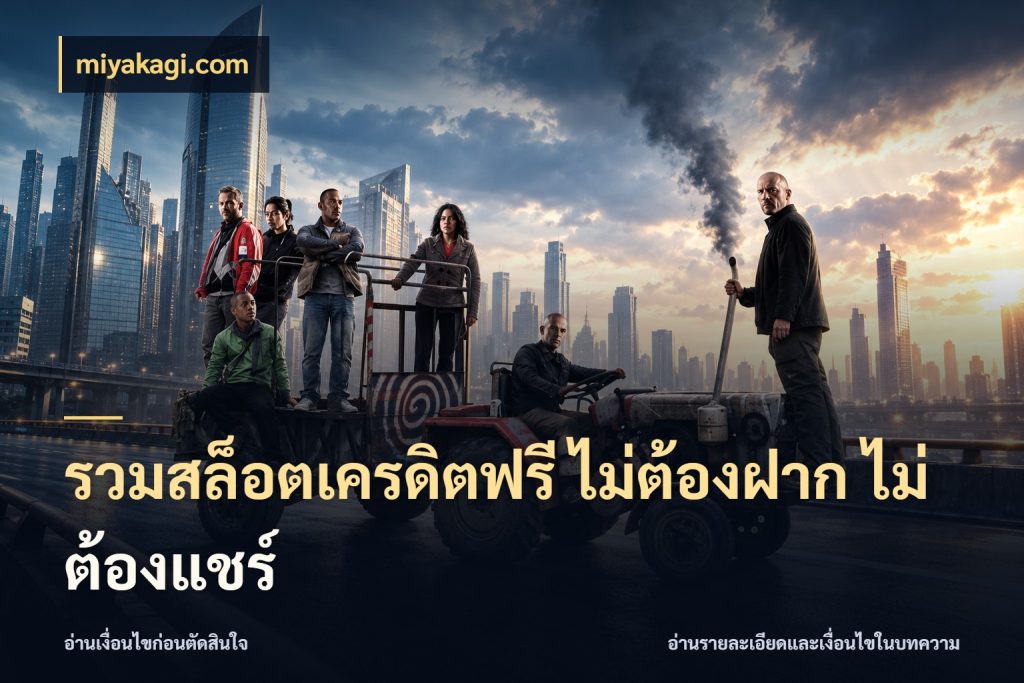 รวมสล็อตเครดิตฟรี ไม่ต้องฝาก ไม่ต้องแชร์ miyakagi.com เครดิตฟรีในมุมที่สายโบนัสสนใจ