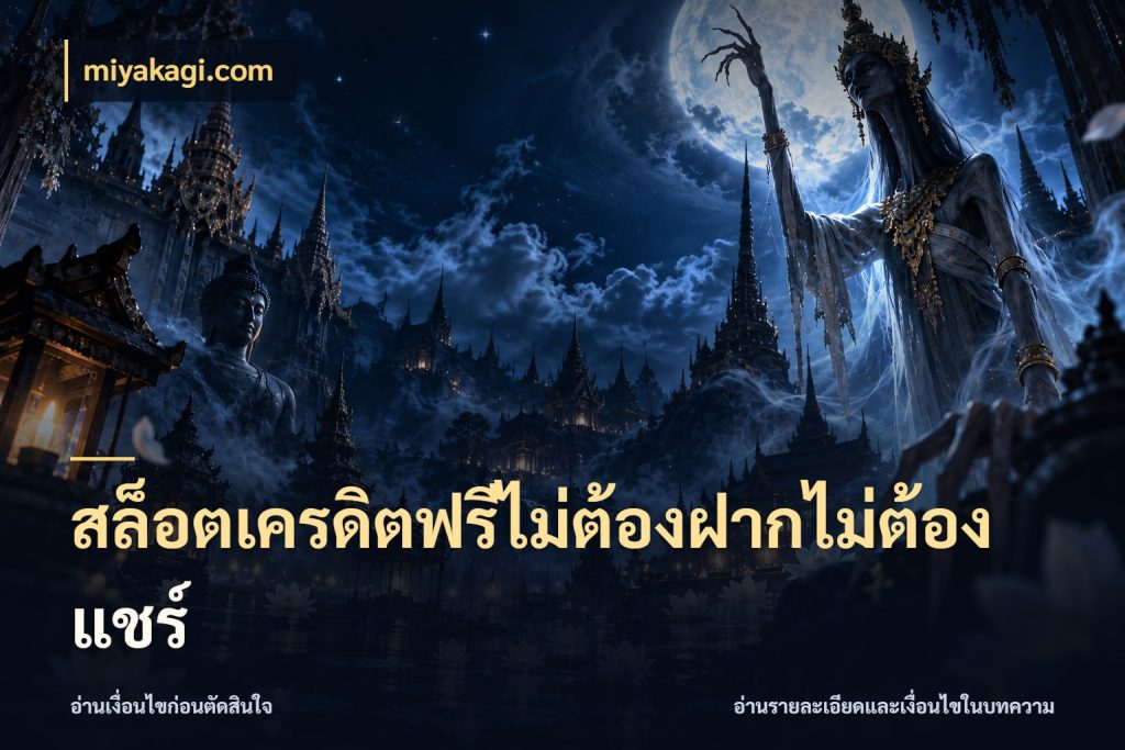 สล็อตเครดิตฟรีไม่ต้องฝากไม่ต้องแชร์ miyakagi.com เปิดประเด็นเครดิตฟรีสำหรับคนชอบลุ้น
