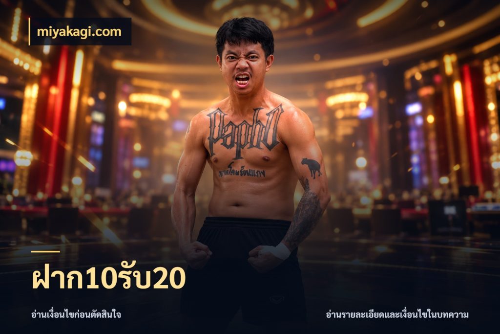 ฝาก10รับ20 miyakagi.com จับคู่โบนัสกับสไตล์เกมที่ชอบ