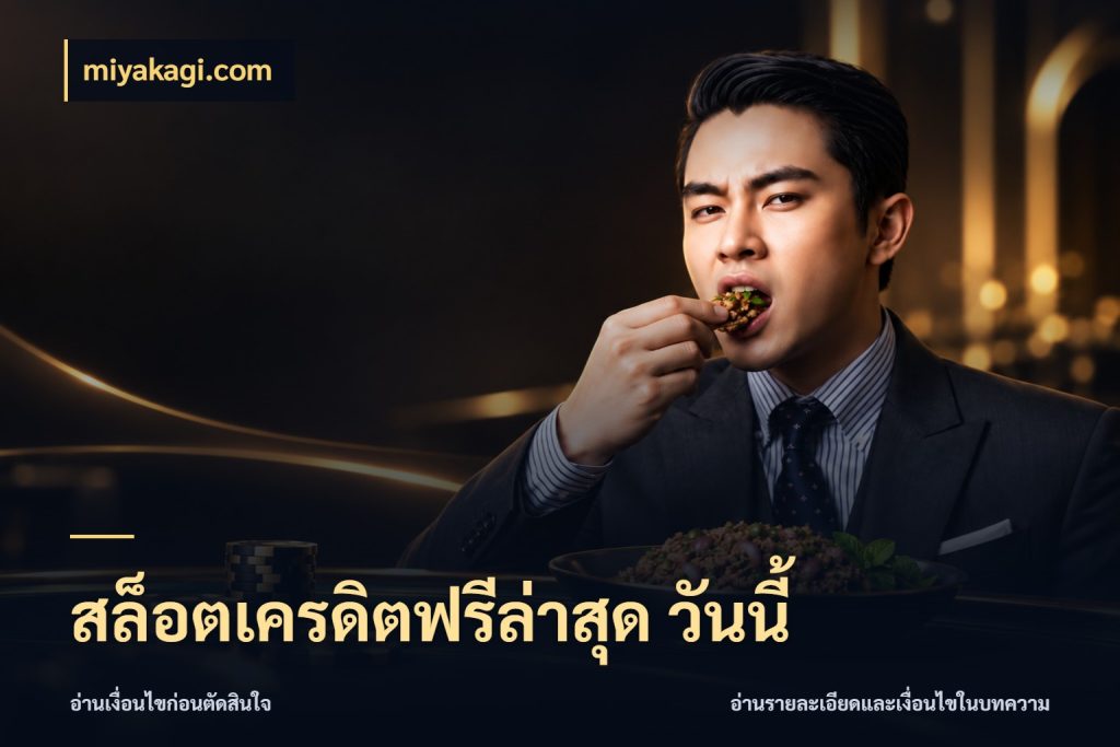 สล็อตเครดิตฟรีล่าสุด วันนี้ สีสันของเครดิตฟรีและเกมแนวที่ชอบ สไตล์ miyakagi.com