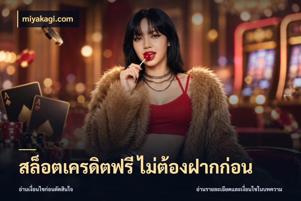 สล็อตเครดิตฟรี ไม่ต้องฝากก่อน miyakagi.com เปิดประเด็นเครดิตฟรีสำหรับคนชอบลุ้น