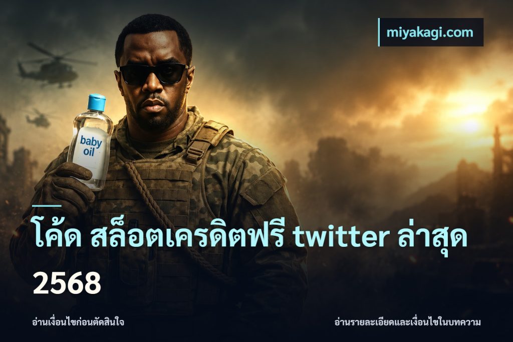 โค้ด สล็อตเครดิตฟรี twitter ล่าสุด 2568