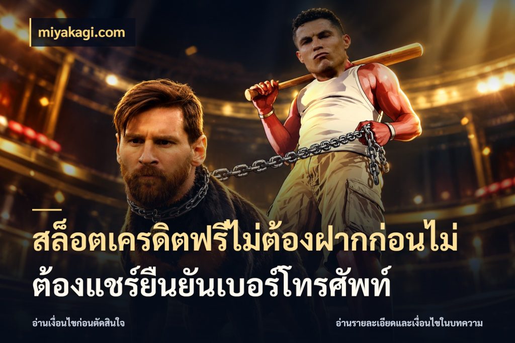 สล็อตเครดิตฟรีไม่ต้องฝากก่อนไม่ต้องแชร์ยืนยันเบอร์โทรศัพท์ miyakagi.com เครดิตฟรีกับจังหวะลุ้นที่คุณเลือก