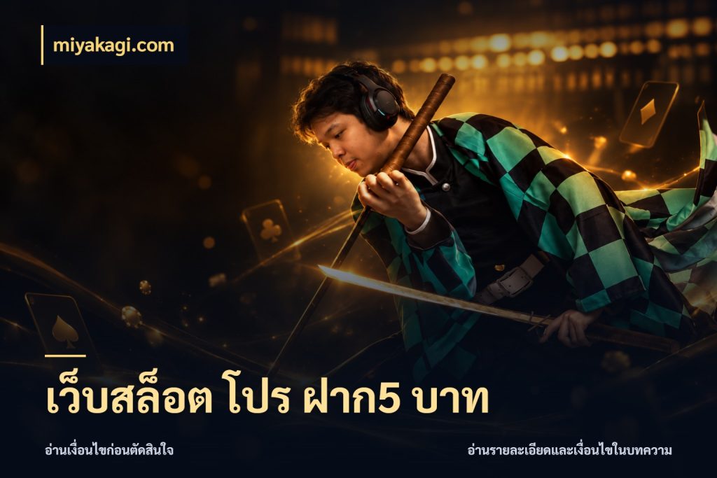 เว็บสล็อต โปร ฝาก5 บาท miyakagi.com จำนวนเริ่มต้นกับสไตล์เกมที่ชอบ