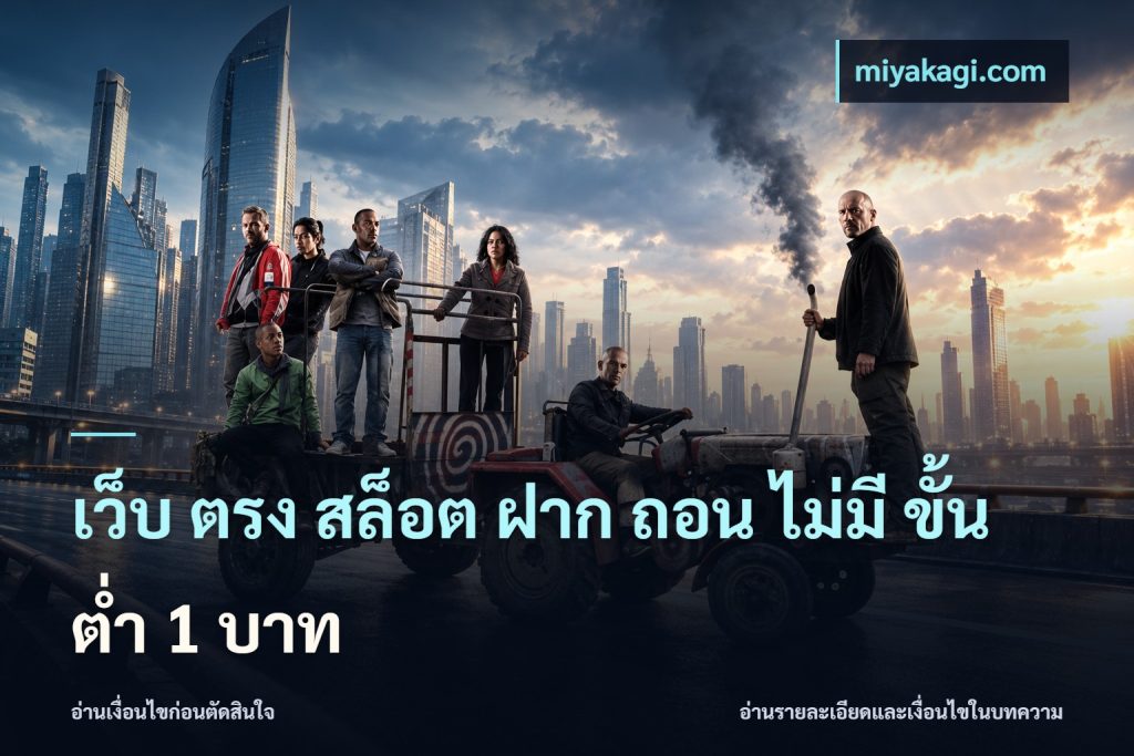 เว็บ ตรง สล็อต ฝาก ถอน ไม่มี ขั้น ต่ํา 1 บาท