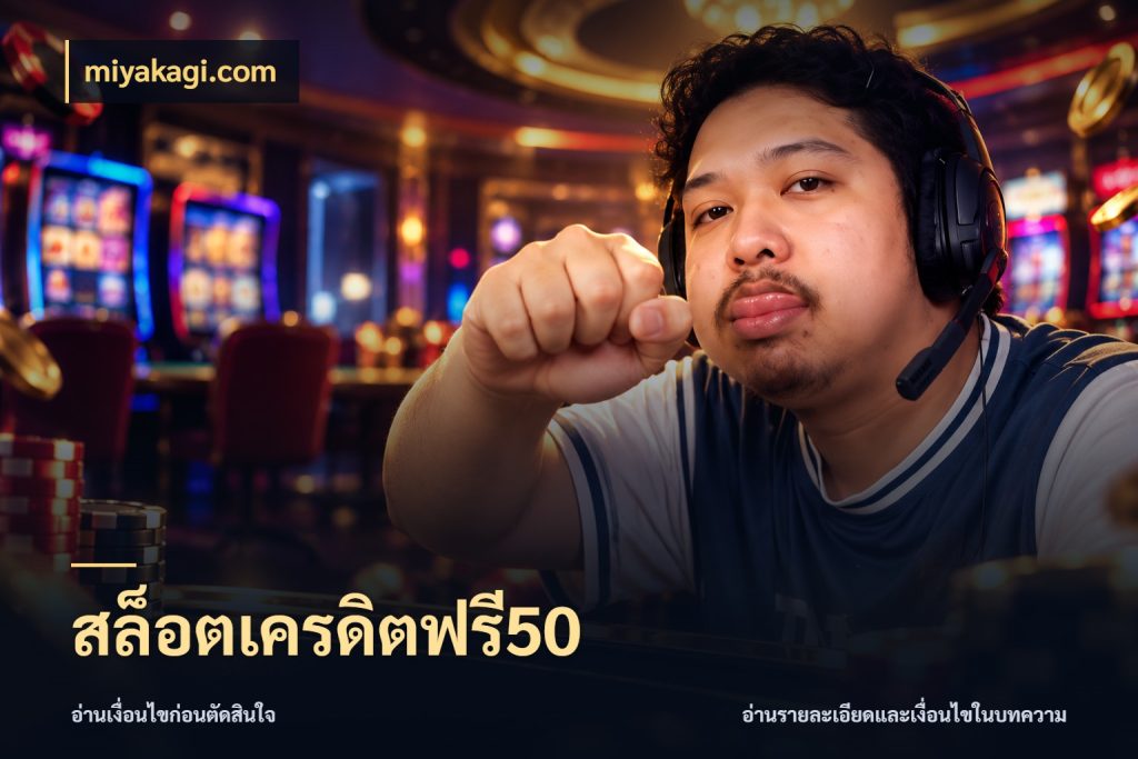 สล็อตเครดิตฟรี50 เครดิตฟรีกับจังหวะลุ้นที่คุณเลือก สไตล์ miyakagi.com